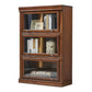 Wooden Standard Bookcase Contemporary Closed Back Bookshelf With Door 31.5"L x 12.8"W x 47.6"H Clearhalo 'Bookcases' 'furn' 'furn_bookcases' 'Furniture' 'furniture_bookcases' 'Office Furniture' 4951120