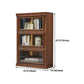 Wooden Standard Bookcase Contemporary Closed Back Bookshelf With Door Clearhalo 'Bookcases' 'furn' 'furn_bookcases' 'Furniture' 'furniture_bookcases' 'Office Furniture' 4951132