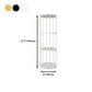 Urban Vertical Corner Bookshelf Iron Frame White Manufactured Wood Shelf Bookcase Clearhalo 'Bookcases' 'furn' 'furn_bookcases' 'Furniture' 'furniture_bookcases' 'Office Furniture' 4951202