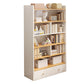 Modern Style Bookcase Engineer Wood Standard Bookshelf for Home Office 40.2"L x 9.4"W x 71.3"H White Clearhalo 'Bookcases' 'furn' 'furn_bookcases' 'Furniture' 'furniture_bookcases' 'Office Furniture' 4951205