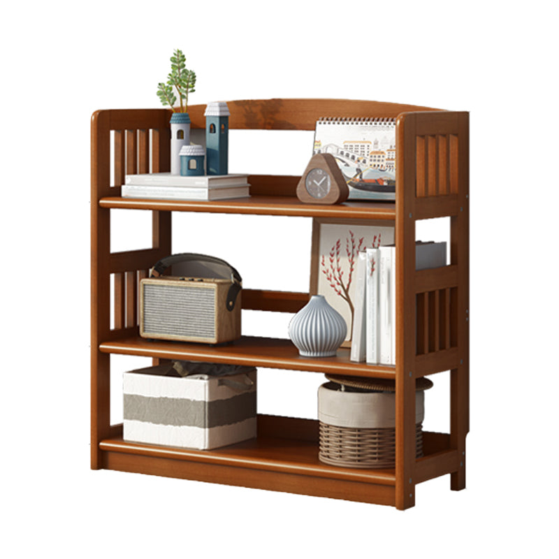 Simple Shelf Standard Wooden Bookcase Modern Bookshelf for Office 31"L x 11"W x 31"H Brown Clearhalo 'Bookcases' 'furn' 'furn_bookcases' 'Furniture' 'furniture_bookcases' 'Office Furniture' 4951248