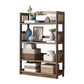 Simple Shelf Standard Wooden Bookcase Modern Bookshelf for Office 31.5"L x 11"W x 45.3"H Coffee Clearhalo 'Bookcases' 'furn' 'furn_bookcases' 'Furniture' 'furniture_bookcases' 'Office Furniture' 4951259