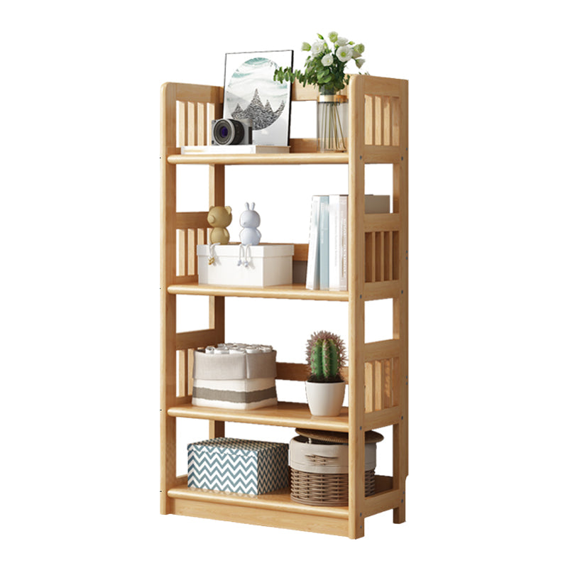 Simple Shelf Standard Wooden Bookcase Modern Bookshelf for Office 23.6"L x 11"W x 45.3"H Natural Clearhalo 'Bookcases' 'furn' 'furn_bookcases' 'Furniture' 'furniture_bookcases' 'Office Furniture' 4951265