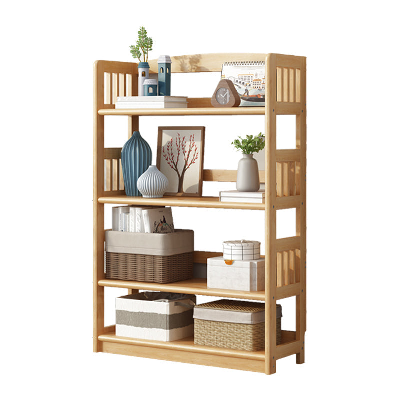 Simple Shelf Standard Wooden Bookcase Modern Bookshelf for Office 31.5"L x 11"W x 45.3"H Natural Clearhalo 'Bookcases' 'furn' 'furn_bookcases' 'Furniture' 'furniture_bookcases' 'Office Furniture' 4951266
