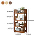 Simple Shelf Standard Wooden Bookcase Modern Bookshelf for Office Clearhalo 'Bookcases' 'furn' 'furn_bookcases' 'Furniture' 'furniture_bookcases' 'Office Furniture' 4951269