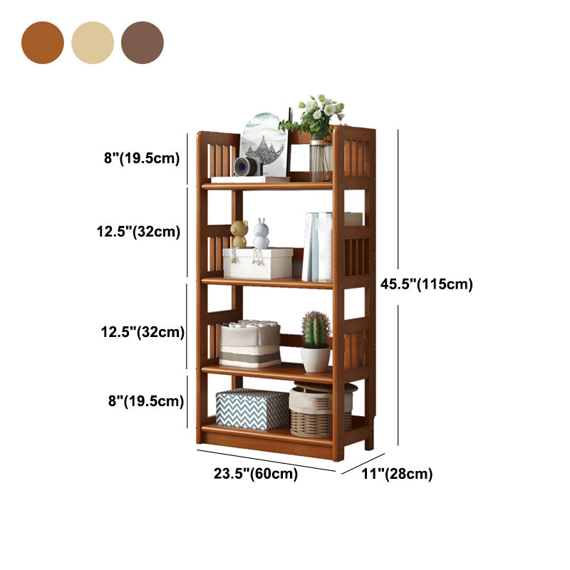 Simple Shelf Standard Wooden Bookcase Modern Bookshelf for Office Clearhalo 'Bookcases' 'furn' 'furn_bookcases' 'Furniture' 'furniture_bookcases' 'Office Furniture' 4951269