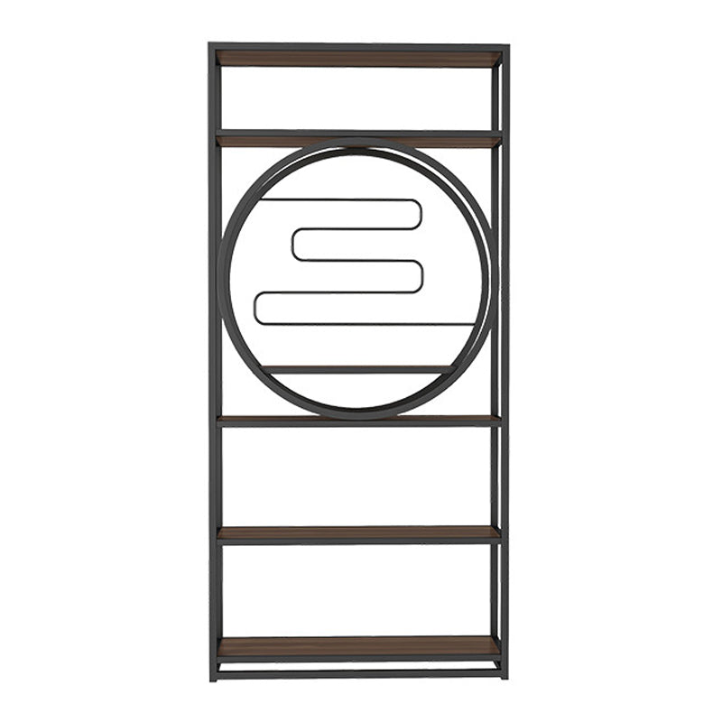 Geometric Shelf Bookshelf Metal and Wooden Bookcase for Home Office Shelves Clearhalo 'Bookcases' 'furn' 'furn_bookcases' 'Furniture' 'furniture_bookcases' 'Office Furniture' 4951276