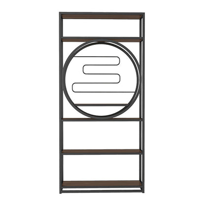 Geometric Shelf Bookshelf Metal and Wooden Bookcase for Home Office Shelves Clearhalo 'Bookcases' 'furn' 'furn_bookcases' 'Furniture' 'furniture_bookcases' 'Office Furniture' 4951276