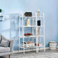 Ladder Bookshelf Metal Contemporary Open Bookcase for Home Office Clearhalo 'Bookcases' 'furn' 'furn_bookcases' 'Furniture' 'furniture_bookcases' 'Office Furniture' 4951292