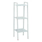 Ladder Bookshelf Metal Contemporary Open Bookcase for Home Office 13.8"L x 13.8"W x 43.3"H White Clearhalo 'Bookcases' 'furn' 'furn_bookcases' 'Furniture' 'furniture_bookcases' 'Office Furniture' 4951306