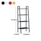 Ladder Bookshelf Metal Contemporary Open Bookcase for Home Office Clearhalo 'Bookcases' 'furn' 'furn_bookcases' 'Furniture' 'furniture_bookcases' 'Office Furniture' 4951307