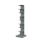 13.78"W Bookshelf Contemporary Style Invisible Bookcase for Home and Office 13.8"L x 13.8"W x 56.7"H Grey Clearhalo 'Bookcases' 'furn' 'furn_bookcases' 'Furniture' 'furniture_bookcases' 'Office Furniture' 4951324
