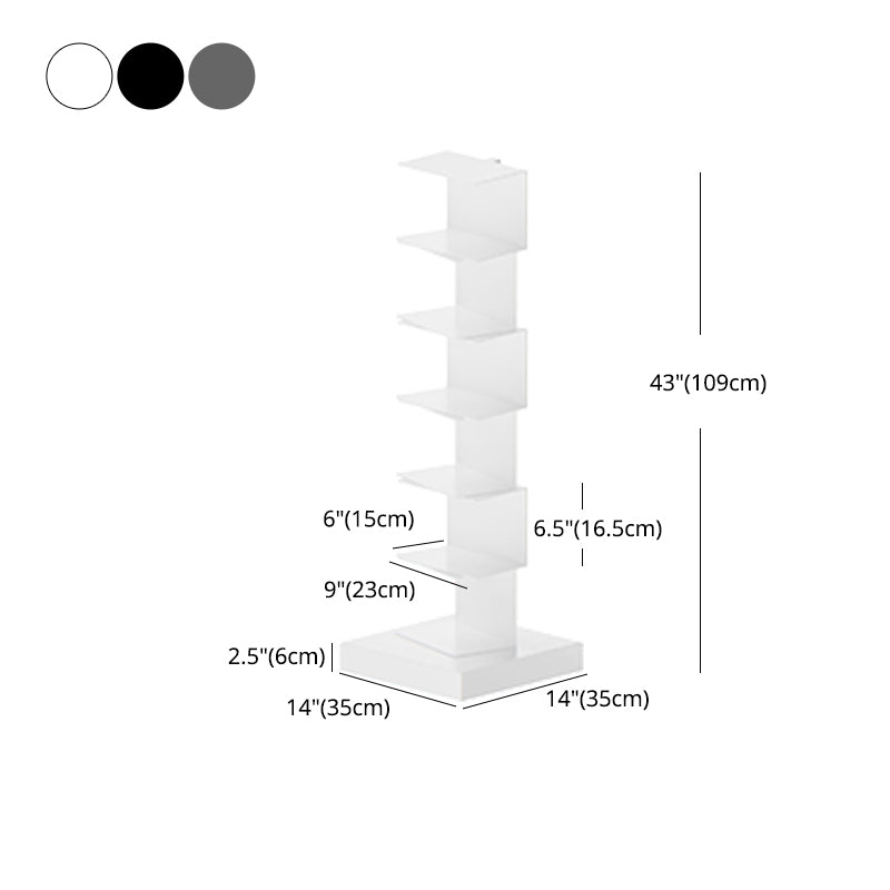 13.78"W Bookshelf Contemporary Style Invisible Bookcase for Home and Office Clearhalo 'Bookcases' 'furn' 'furn_bookcases' 'Furniture' 'furniture_bookcases' 'Office Furniture' 4951339