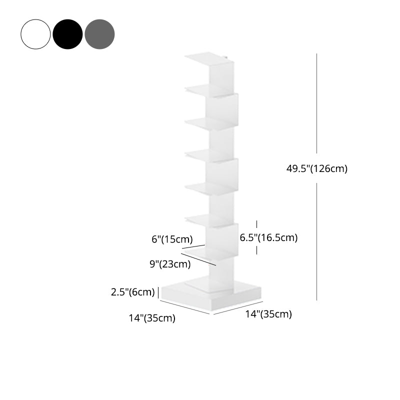 13.78"W Bookshelf Contemporary Style Invisible Bookcase for Home and Office Clearhalo 'Bookcases' 'furn' 'furn_bookcases' 'Furniture' 'furniture_bookcases' 'Office Furniture' 4951340