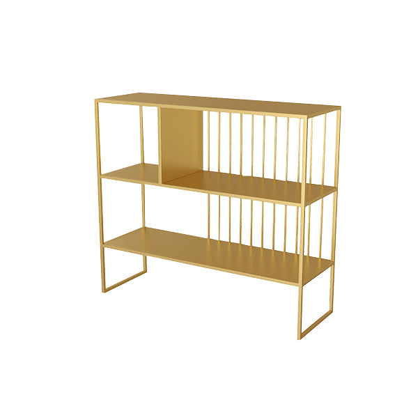 Modern Style Etagere Bookcase Open Back Metal Bookshelf for Home Gold Clearhalo 'Bookcases' 'furn' 'furn_bookcases' 'Furniture' 'furniture_bookcases' 'Office Furniture' 4951371