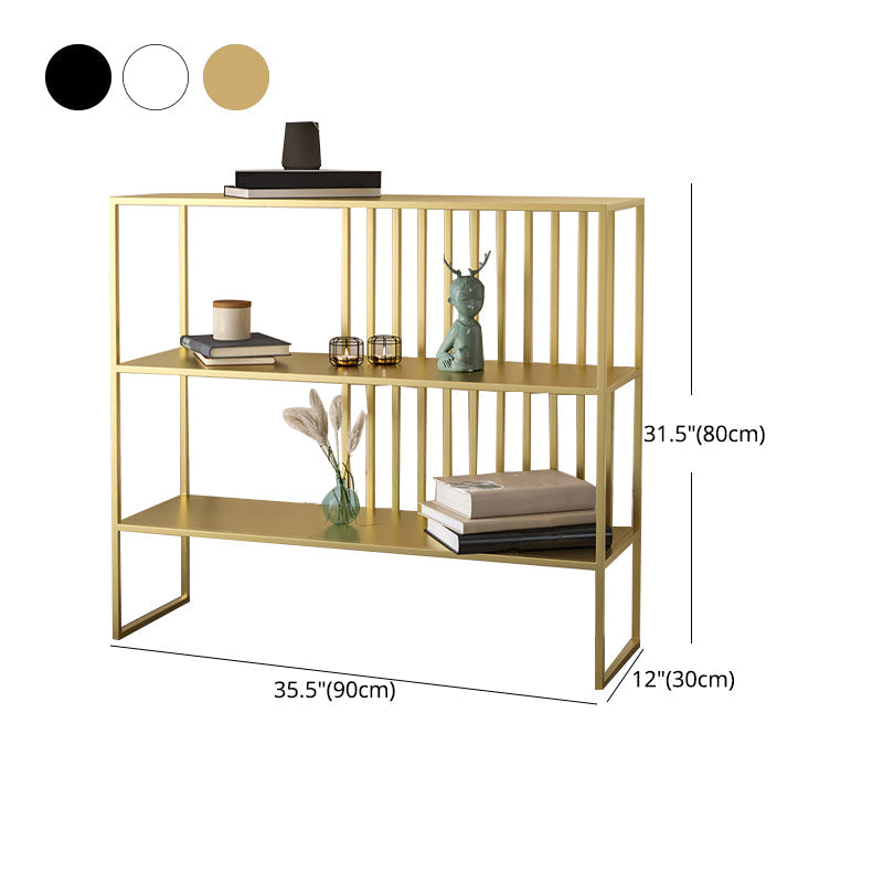 Modern Style Etagere Bookcase Open Back Metal Bookshelf for Home Clearhalo 'Bookcases' 'furn' 'furn_bookcases' 'Furniture' 'furniture_bookcases' 'Office Furniture' 4951378