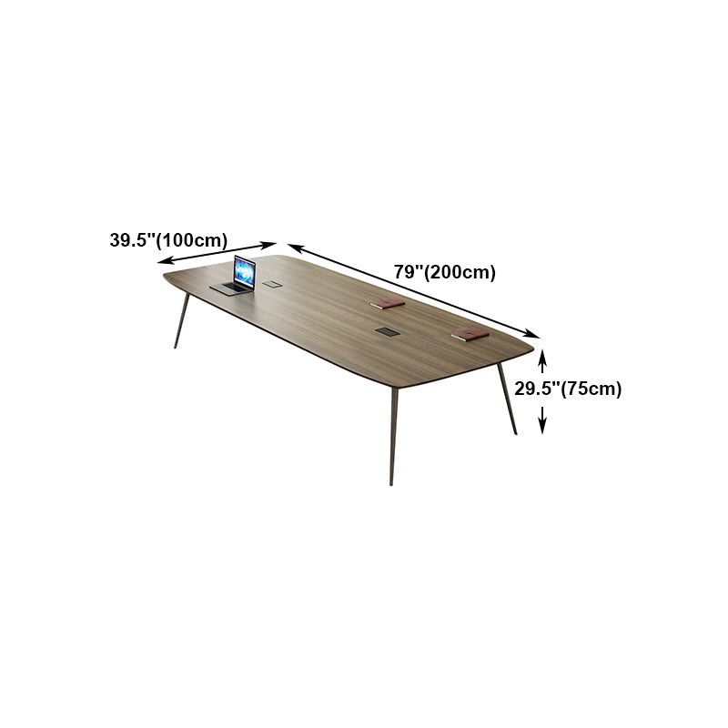 Industrial Style Office Writing Desk Home Bedroom Artificial Wood Desk Clearhalo 'furn' 'furn_office_desk' 'Furniture' 'furniture_office_desk' 'Office Desks' 'Office Furniture' 'office_desk' 4951413