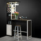 Contemporary Bar Dining Table Rectangle Bar Dining Table with Trestle Base Clearhalo 'Bar Furniture' 'Bar Tables' 'bar_tables' 'Furniture' 'furniture_bar_tables' 'Kitchen & Dining Furniture' 4952435