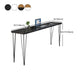 Wood Bar Dining Table Modern Rectangle Bar Table with 4 Legs Base for Milk Tea Shop Clearhalo 'Bar Furniture' 'Bar Tables' 'bar_tables' 'furn' 'furn_bar_tables' 'Furniture' 'furniture_bar_tables' 'Kitchen & Dining Furniture' 4952493
