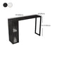 Stone Bar Table Modern Dining Table with Double Pedestal Base for Kitchen Dining Room Clearhalo 'Bar Furniture' 'Bar Tables' 'bar_tables' 'furn' 'furn_bar_tables' 'Furniture' 'furniture_bar_tables' 'Kitchen & Dining Furniture' 4952599