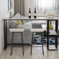 Stone Bar Dining Table Modern Bar Table with Double Pedestal for Living Room Dining Room Clearhalo 'Bar Furniture' 'Bar Tables' 'bar_tables' 'furn' 'furn_bar_tables' 'Furniture' 'furniture_bar_tables' 'Kitchen & Dining Furniture' 4952827