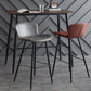 Scandinavian Home Leather Stool Footrest Matte Finish Barstool Clearhalo 'Bar Furniture' 'Bar Stools' 'bar_stools' 'furn' 'furn_bar_stools' 'Furniture' 'furniture_bar_stools' 'Kitchen & Dining Furniture' 4952864