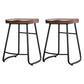 Contemporary Backless Solid Wood Bar Stool Matte Finish Indoor Stool Walnut 2 Piece Set Clearhalo 'Bar Furniture' 'Bar Stools' 'bar_stools' 'furn' 'furn_bar_stools' 'Furniture' 'furniture_bar_stools' 'Kitchen & Dining Furniture' 4952996