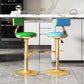 Glam Jewelry Shop Adjustable Height Stool Matte Finish Leather Barstool Clearhalo 'Bar Furniture' 'Bar Stools' 'bar_stools' 'furn' 'furn_bar_stools' 'Furniture' 'furniture_bar_stools' 'Kitchen & Dining Furniture' 4953124