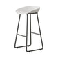 Modern Milk Tea Shop Footrest Barstool Matte Finish Plastic Stool Clearhalo 'Bar Furniture' 'Bar Stools' 'bar_stools' 'furn' 'furn_bar_stools' 'Furniture' 'furniture_bar_stools' 'Kitchen & Dining Furniture' 4953143