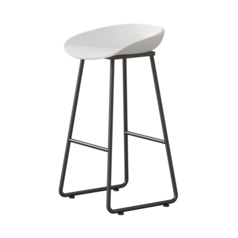 Modern Milk Tea Shop Footrest Barstool Matte Finish Plastic Stool Clearhalo 'Bar Furniture' 'Bar Stools' 'bar_stools' 'furn' 'furn_bar_stools' 'Furniture' 'furniture_bar_stools' 'Kitchen & Dining Furniture' 4953143