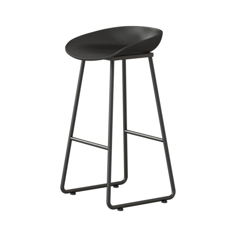 Modern Milk Tea Shop Footrest Barstool Matte Finish Plastic Stool Clearhalo 'Bar Furniture' 'Bar Stools' 'bar_stools' 'furn' 'furn_bar_stools' 'Furniture' 'furniture_bar_stools' 'Kitchen & Dining Furniture' 4953145
