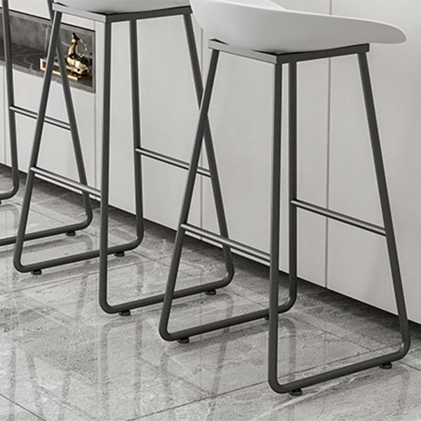 Modern Milk Tea Shop Footrest Barstool Matte Finish Plastic Stool Clearhalo 'Bar Furniture' 'Bar Stools' 'bar_stools' 'furn' 'furn_bar_stools' 'Furniture' 'furniture_bar_stools' 'Kitchen & Dining Furniture' 4953147