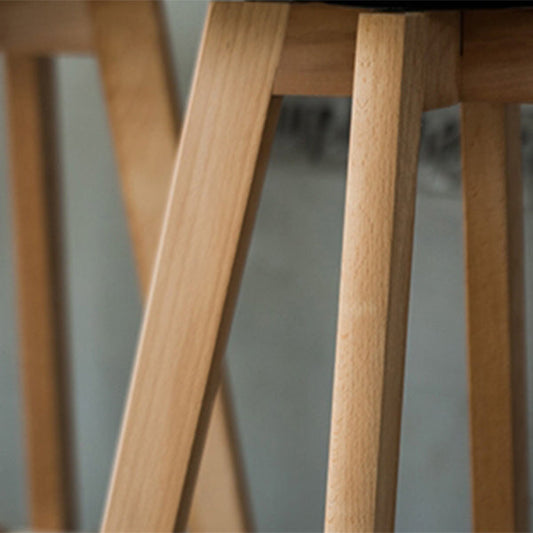 Scandinavian Matte Finish Upholstered Counter Height Stool Footrest Home Barstool Clearhalo 'Bar Furniture' 'Bar Stools' 'bar_stools' 'furn' 'furn_bar_stools' 'Furniture' 'furniture_bar_stools' 'Kitchen & Dining Furniture' 4953197