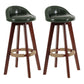 Scandinavian Matte Finish Upholstered Counter Height Stool Footrest Home Barstool Blackish Green Brown 2 Piece Set Clearhalo 'Bar Furniture' 'Bar Stools' 'bar_stools' 'furn' 'furn_bar_stools' 'Furniture' 'furniture_bar_stools' 'Kitchen & Dining Furniture' 4953273