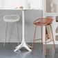 Contemporary Footrest Metal Barstool Matte Finish Restaurant Stool Clearhalo 'Bar Furniture' 'Bar Stools' 'bar_stools' 'furn' 'furn_bar_stools' 'Furniture' 'furniture_bar_stools' 'Kitchen & Dining Furniture' 4953296