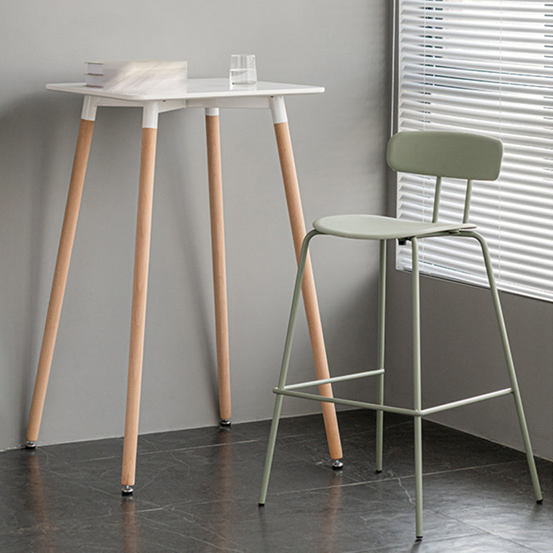 Scandinavian Milk Tea Shop Footrest Stool Matte Finish Iron Bar Stool Clearhalo 'Bar Furniture' 'Bar Stools' 'bar_stools' 'furn' 'furn_bar_stools' 'Furniture' 'furniture_bar_stools' 'Kitchen & Dining Furniture' 4953343