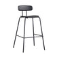 Scandinavian Milk Tea Shop Footrest Stool Matte Finish Iron Bar Stool Clearhalo 'Bar Furniture' 'Bar Stools' 'bar_stools' 'furn' 'furn_bar_stools' 'Furniture' 'furniture_bar_stools' 'Kitchen & Dining Furniture' 4953352
