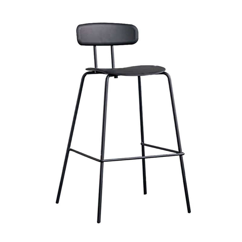 Scandinavian Milk Tea Shop Footrest Stool Matte Finish Iron Bar Stool Clearhalo 'Bar Furniture' 'Bar Stools' 'bar_stools' 'furn' 'furn_bar_stools' 'Furniture' 'furniture_bar_stools' 'Kitchen & Dining Furniture' 4953352