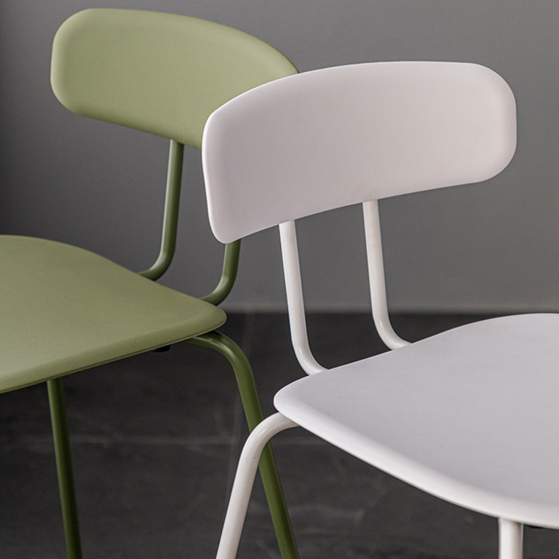Scandinavian Milk Tea Shop Footrest Stool Matte Finish Iron Bar Stool Clearhalo 'Bar Furniture' 'Bar Stools' 'bar_stools' 'furn' 'furn_bar_stools' 'Furniture' 'furniture_bar_stools' 'Kitchen & Dining Furniture' 4953353
