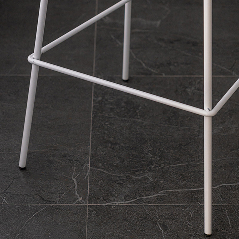 Scandinavian Milk Tea Shop Footrest Stool Matte Finish Iron Bar Stool Clearhalo 'Bar Furniture' 'Bar Stools' 'bar_stools' 'furn' 'furn_bar_stools' 'Furniture' 'furniture_bar_stools' 'Kitchen & Dining Furniture' 4953356