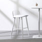 Nordic Armless Backrest Counter Stool Iron Cafe Bar Stool with Acrylic Seat Clearhalo 'Bar Furniture' 'Bar Stools' 'bar_stools' 'furn' 'furn_bar_stools' 'Furniture' 'furniture_bar_stools' 'Kitchen & Dining Furniture' 4953418