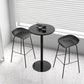Contemporary Bar-stool Plastic Counter Bar Stool with Metal Legs for Kitchen Clearhalo 'Bar Furniture' 'Bar Stools' 'bar_stools' 'furn' 'furn_bar_stools' 'Furniture' 'furniture_bar_stools' 'Kitchen & Dining Furniture' 4953575