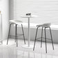 Contemporary Bar-stool Plastic Counter Bar Stool with Metal Legs for Kitchen Clearhalo 'Bar Furniture' 'Bar Stools' 'bar_stools' 'furn' 'furn_bar_stools' 'Furniture' 'furniture_bar_stools' 'Kitchen & Dining Furniture' 4953577