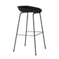 Contemporary Bar-stool Plastic Counter Bar Stool with Metal Legs for Kitchen Clearhalo 'Bar Furniture' 'Bar Stools' 'bar_stools' 'furn' 'furn_bar_stools' 'Furniture' 'furniture_bar_stools' 'Kitchen & Dining Furniture' 4953581
