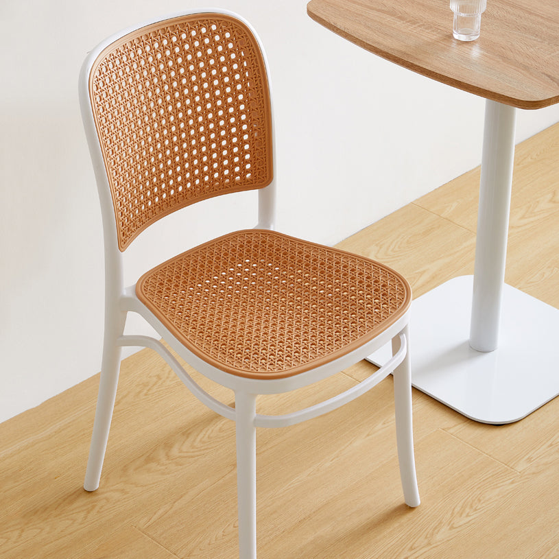 Contemporary Bar-stool Plastic Counter Bar Stool with Plastic Legs for Kitchen Clearhalo 'Bar Furniture' 'Bar Stools' 'bar_stools' 'Furniture' 'furniture_bar_stools' 'Kitchen & Dining Furniture' 4953612