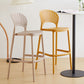 Modern Bar-stool Plastic Counter Bar Stool with Plastic Legs for Kitchen Clearhalo 'Bar Furniture' 'Bar Stools' 'bar_stools' 'furn' 'furn_bar_stools' 'Furniture' 'furniture_bar_stools' 'Kitchen & Dining Furniture' 4953621