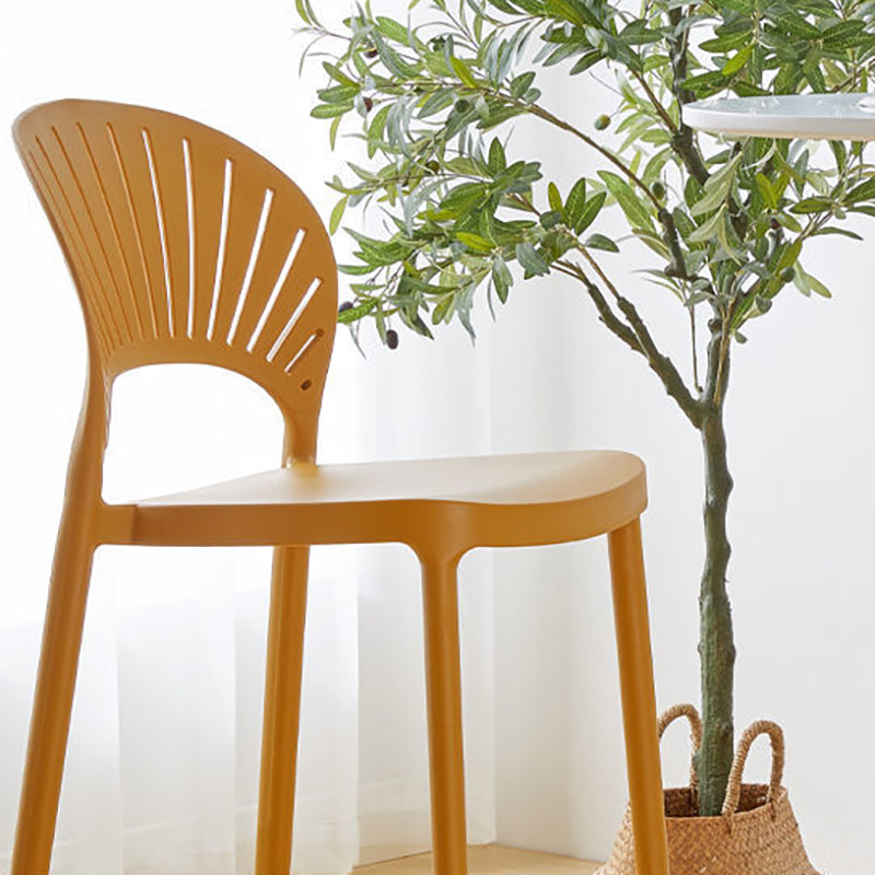 Modern Bar-stool Plastic Counter Bar Stool with Plastic Legs for Kitchen Clearhalo 'Bar Furniture' 'Bar Stools' 'bar_stools' 'furn' 'furn_bar_stools' 'Furniture' 'furniture_bar_stools' 'Kitchen & Dining Furniture' 4953623