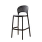Modern Bar-stool Plastic Counter Bar Stool with Plastic Legs for Kitchen Clearhalo 'Bar Furniture' 'Bar Stools' 'bar_stools' 'furn' 'furn_bar_stools' 'Furniture' 'furniture_bar_stools' 'Kitchen & Dining Furniture' 4953624