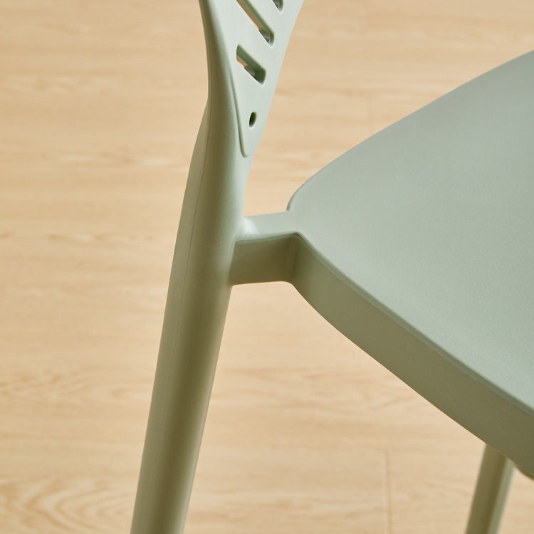 Modern Bar-stool Plastic Counter Bar Stool with Plastic Legs for Kitchen Clearhalo 'Bar Furniture' 'Bar Stools' 'bar_stools' 'furn' 'furn_bar_stools' 'Furniture' 'furniture_bar_stools' 'Kitchen & Dining Furniture' 4953630