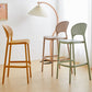 Modern Bar-stool Plastic Counter Bar Stool with Plastic Legs for Kitchen Clearhalo 'Bar Furniture' 'Bar Stools' 'bar_stools' 'furn' 'furn_bar_stools' 'Furniture' 'furniture_bar_stools' 'Kitchen & Dining Furniture' 4953636